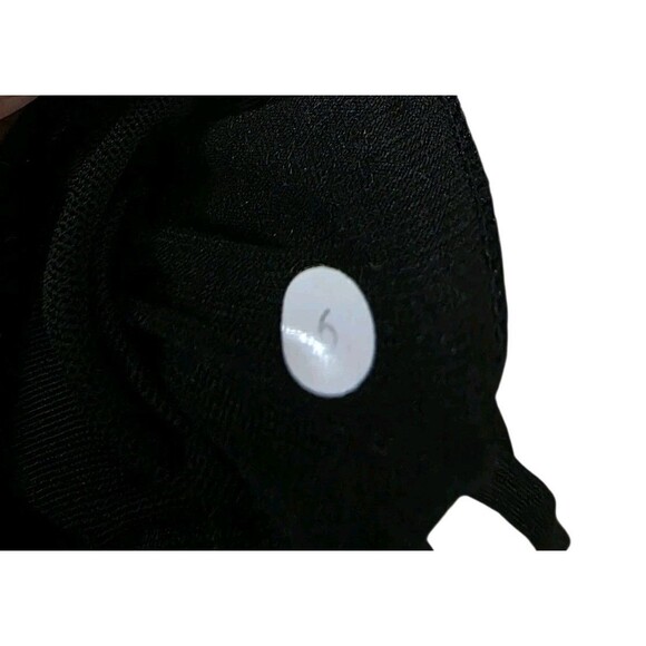 Lululemon Tank Top Womans 6 Black  Power Y Built In Bra Racerback Athleisure - Picture 7 of 7